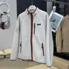 Chaqueta de Forro Polar con Cuello Alto, Resistente al Viento, al Frío y Cálida, Estilo Montaña para Pareja, Chaqueta de Forro Polar 10388