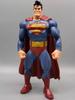 Super-herói Justiça United Meng Steel Bones Batman Batalha Superman Móvel Modelo Boneca Ornamentos