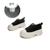 Zapatos de plataforma de cuero genuino con suela de espuma, zapatos de papá de suela gruesa otoño 2026, zapatos casuales que aumentan la altura, tenis blancos para mujer, zapatos de moda para mujer