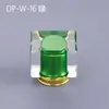 En Stock 15 Piezas Tapas para Botellas de Perfume, Carcasa Transparente Cuadrada, Tapas Metálicas de Colores, Accesorios para Botellas de Perfume, Al Por Mayor