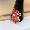 [Spider-Man] Aleación de aceite goteando accesorios de dibujos animados de bricolaje Marvel película periférico regalo coche colgante llavero colgante