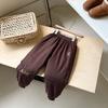 Pantalones nuevos de Invierno para Niños de Terciopelo de Pluma de Seda para Niños Medianos y Grandes, Pantalones Cargo Cálidos Casuales para Niños y Niñas, Ropa Exterior Gruesa