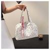Bolso tote de viaje de corta distancia de gran capacidad al por mayor nuevo nicho niña bolso floral estudiante clase bolsa para ir al trabajo