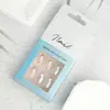 Uñas Vestibles Estilo Nuevo Forma Almendra Corta Fashion Corazón Oferta Especial Europea y Americana 12 Piezas Puntas de Uña Terminadas En Stock Mayoreo