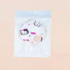 Esponja de Maquillaje Marshmallow Portátil de Dibujos Animados Cabeza de Gato KT Esponja Herramienta de Belleza No Absorbente para Uso Húmedo y Seco Base