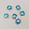 Aleación de Cuarteto gota de pegamento transparente Ojo del Diablo cuentas de pulsera Turquía accesorios de joyería diy ventas directas de fábrica