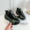 Zapatos casuales modernos, ligeros, con hebilla giratoria, para niños pequeños, estudiantes, niños, zapatillas deportivas para correr para niños, modernos