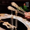 Acessórios de Cabelo Antigos Hanfu Grampo Escondido com Dobradiça Borla Passo a Passo Grampo Versátil Adorno de Cabeça Estilo Tang Estilo Song Acessórios de Roupa Antiga Mulheres