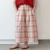 Conjunto de verano para niñas sin mangas, tipo muñeca, y pantalones de pierna ancha, nueva ropa infantil, conjunto de dos piezas: top sin mangas y pantalones cropped para niñas