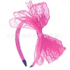 Diadema de lazo de encaje famosa europea y americana borde ancho Diadema de lazo grande retro para mujer Accesorios para el cabello Tocado Pasador Nuevo