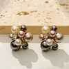 Pendientes de Palomitas de Maíz de Gama Alta, Accesorios de Perlas de Moda y Versátiles para el Viaje Diario