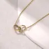 Collar de Acero de Titanio para Mujer Estilo Japonés y Coreano Elegante Hebilla de Amor Collar de Nicho Nueva Moda Cadena Sencilla para Clavícula Todo Fósforo