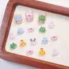 Nuevos Accesorios de Arte para Uñas de Dibujos Animados Resina Estereoscópica Linda Accesorios para Uñas Portátiles Uñas DIY Pequeños Accesorios Animal Panda