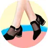 Nuevas sandalias de tacón alto para mujer sandalias de encaje de malla 35-414243 zapatos de mujer talla grande con pedrería