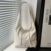 Bolso de Hombro Simple tipo Tote para Mujer 2025 Estilo Coreano Cuero Aceitado y Encerado Elegante Lazo Francés Gran Capacidad