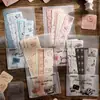 Pegatinas de Tira Larga de Espuma de la Madrugada Colección de Etiquetas del Crepúsculo Serie Material Vintage Desgarrable Decoración de Diario DIY Collage de Artículos Pequeños