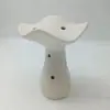 Adornos de Hongo de Cerámica Blanca Más Vendidos para Comercio Exterior, Disponibles en Varios Tamaños, Huecos y Translúcidos, Decoraciones Creativas Multifuncionales para el Hogar