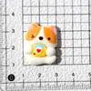 Resina Caricatura Lindo Corgi Shiba Cachorro Llavero Colgante DIY Pasador Joyería Accesorios Materiales al por Mayor