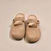 Sandalias de Estilo Francés con Suela Gruesa, sin Cierre y con Aumento Oculto de Altura, Impresionante Modelo Nuevo Primavera 2026, Zapatillas de Color Sólido de Nicho con Suela Gruesa