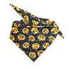 Bandana de Halloween para Mascota con Estampado de Calabaza y Fantasma por Ambos Lados, Babero para Perro, Bufanda Decorativa Festiva para Gato