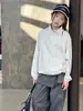 Roupa de Proteção Solar de Gola Alta para Verão, Roupa de Manga Longa com Sensação de Gelo, Novo Design Soltinho, Top Simples, Roupa de Proteção Solar Infantil para Mulheres