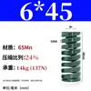 Molde de Resorte de Compresión de Primavera Verde Molde de Resorte Doméstico 65Mn Resorte Tf Alambre Plano de Alta Resistencia Compresión Estándar Japonés Resorte Rectangular