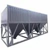 Silo de Cemento Horizontal Tanque de 50t 100 Toneladas 200t Tanque de Almacenamiento a Granel de Cenizas Volantes Llenado y Almacenamiento a Gran Escala Multifuncional