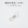 Clips para Guirnaldas de Luces, Clips para Luces de Toldos de Camping, Clips de Fijación, Clips para Cuerdas de Viento, Clips para Cuerdas a Prueba de Viento, Clips de Acero Inoxidable, Clips Multiusos para Uso en Exteriores