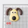 Parche Estéreo Decorativo de Dibujos Animados Handdog Cesta Escurridora Accesorios de Goma Suave para Muebles Funda para Teléfono Móvil Pantuflas Pasta de Goma Suave para Bricolaje
