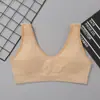 Top Tubo Europeu e Americano Transfronteiriço Sem Costura Push-Up Sem Aro, Colete Esportivo Respirável Anti-Queda Estilo Yoga Sutiã à Prova de Impacto