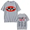 Camiseta com Estampa Gráfica Rock Band Kmfdm Tour 97 Verão Masculina e Feminina Retrô Gótico Punk Streetwear