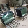 Parabrisas Frontal para Triciclo Instalación Totalmente Cerrada Triángulo Huaihai Parabrisas Frontal para Triciclo a Prueba de Arena y Lluvia Acero Metabo