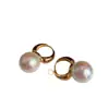 Pendientes de Perla Rosa Estilo Yang Chaoyue para Mujer 2025 Nuevo Estilo Popular Hebillas de Oreja Exquisitas Pendientes de Moda Pendientes de Gama Alta