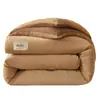 Colcha de terciopelo de leche de invierno, colcha para primavera y otoño, colcha de invierno engrosada con forro polar añadido para mayor calidez, adecuada para dormitorios de estudiantes, núcleo de colcha de algodón, disponible para envío directo