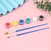 Conjunto de Pigmento Acrílico para Pintura a Cores DIY Infantil 2ml 12 Cores Pigmento Siaman Pintura em Cerâmica Pipa Pigmento Acrílico