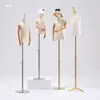 Accesorios para Modelos de Ropa Infantil Cubierta para Cabeza Modelo Dorado Plateado Cubierta Plana Alambre Metálico Infantil Bolsa para Cabeza Tela Cabeza