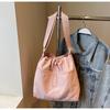 Bolso Casual de Gran Capacidad Nuevo Transfronterizo 2026, Bolso de Tela Nuevo, Bolso de Hombro, Bolso Cruzado Versátil de Moda, Bolso Tipo Cubo
