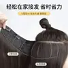 Peluca en Forma de V para Mujeres con Cabello Largo y Rizado, Ondas Grandes, Rizo de Agua, Extensiones de Cabello Esponjoso de Seda Simulada, Extensiones de Peluca, Rollitos de Huevo
