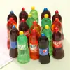 Botella de Vino Pequeña Simulada Mixta Hecha a Mano DIY Estéreo Juguete de Comida Botella de Bebida Accesorios de Resina Juguetes para Niños Pequeños Adornos