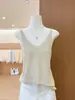 Toma real~Camisola brillante con pedrería para mujer, atuendo de chica hot de verano, top elegante sin mangas 18676