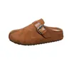 Zapatos retro de estilo japonés, lindos y peculiares, de cuero genuino con punta dividida tipo pezuña de cerdo para mujer, zapatos de suela gruesa estilo Birkenstock, mocasines cerrados sin cordones para otoño 2026