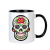 Temu Novo Produto Transfronteiriço Halloween Copo Copo de Cerâmica Caneca Caveira Venda por Atacado Caneca de Cerâmica Caveira