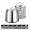 Pote de Filtro de Óleo de Aço Inoxidável 304 Pote Separador de Resíduos de Óleo Mini Fritadeira Tanque de Armazenamento de Óleo Panela de Fritura Doméstica Azul com Filtro