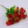 Simulación 7-Horquillas Color Mixto Orquídea Saltarina Flor Artificial Decoración del Hogar Jardinería de Ingeniería Jardín Margarita Crisantemo Pequeño Paquete Flor de Seda