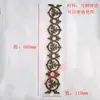 Acessórios para Corrimão de Grade de Ferro Forjado Coleção de Acessórios para Portão de Ferro Forjado Acessórios de Flor de Ferro Forjado Decoração de Portão de Pátio Ferro Fundido