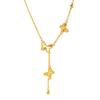 Collar simple de borla de mariposa de oro arena de Vietnam nuevo Joker femenino de alto sentido por mucho tiempo no se desvanece fabricantes de suministro al por mayor