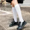 Meias Estendidas Acima do Joelho 7cm Femininas Primavera e Verão Veludo Fino Meias Longas de Tubo Longo Perna Longa Seda Preta Jk Meias de Compressão Brancas