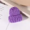 Mini Gorro de Lana Tejido Navideño Colorido Creativo Gorro de Dedo Accesorios de Ropa DIY Accesorios Gorro Pequeño