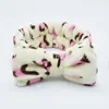 Popular Europea y Americana Terciopelo de Coral Estampado de Leopardo Diadema Mariposa para Mujer Coreana de Lunares Diadema Cuadros Lavado de Cara