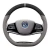 25 modelos de cubiertas para volante BYD Han dmi y Han ev, cuero gamuza de invierno especial ultra-delgadas antideslizantes cubiertas para manija de coche